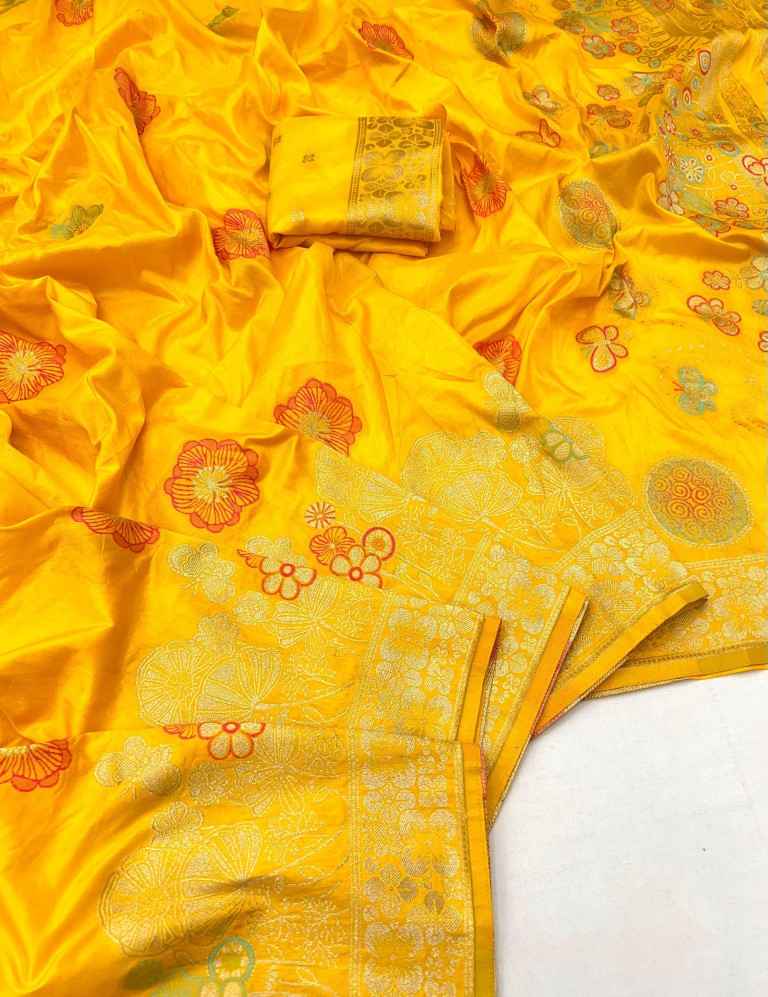 PURE KHADI GEORGETTE WEAVING MINA SAREE AT WHOLESALE PRICE