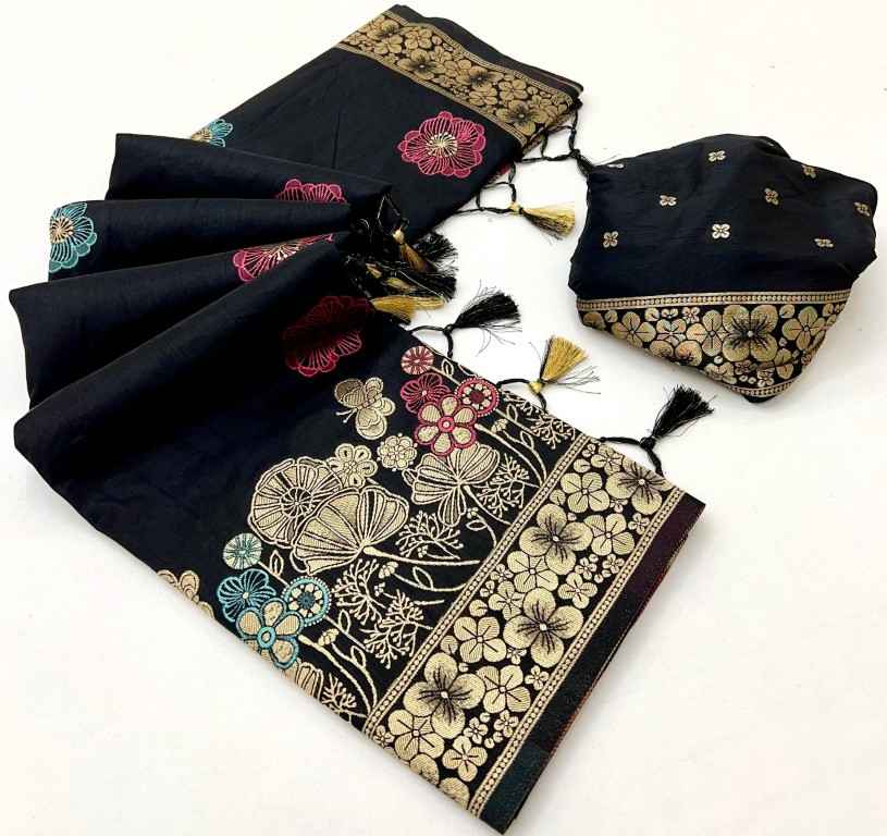 PURE KHADI GEORGETTE WEAVING MINA SAREE AT WHOLESALE PRICE