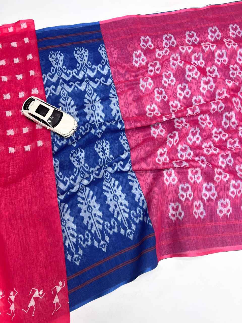 PURE LINEN DIGITAL PRINT SAREE AT WHOLESALE PRICE