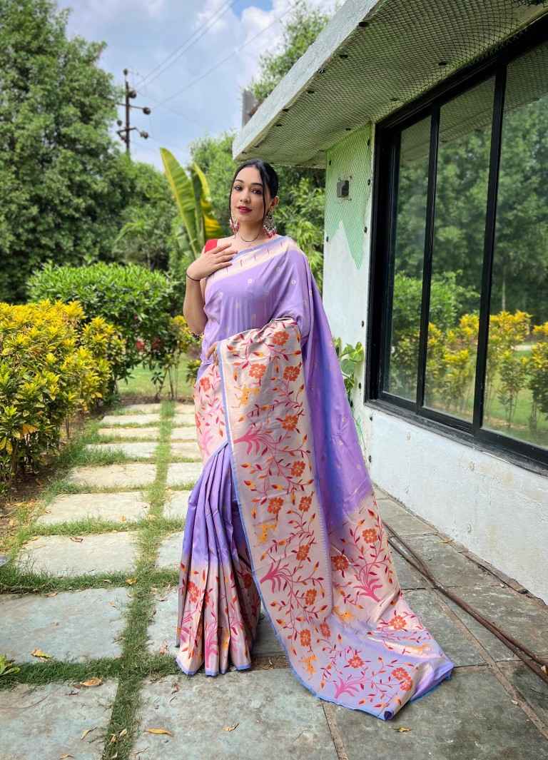 PURE PAITHANI TRADITIONAL BORDER SILK SAREE AT WHOLESALE PRICE