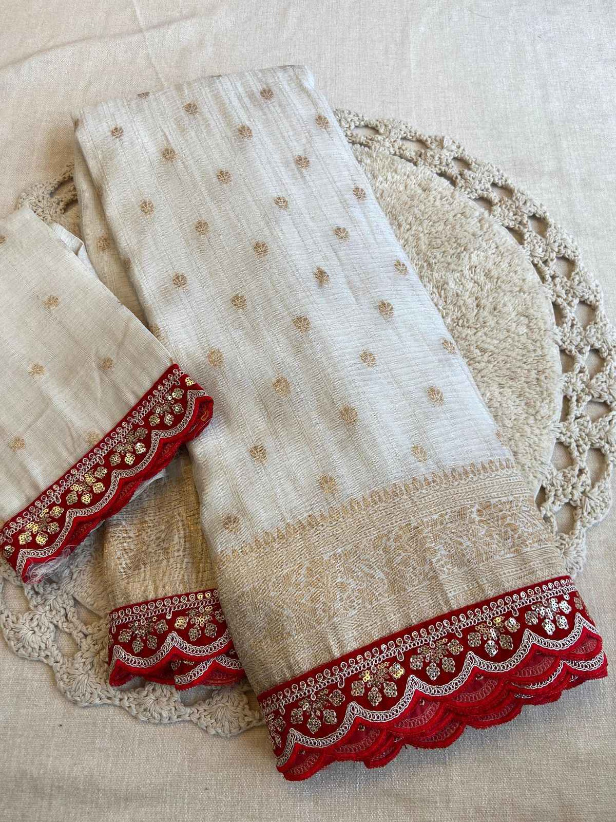 PURE SOFT BANARASI TISSUE ZARI CRUSHED SILK WEAVING SAREE AT WHOLESALE PRICE