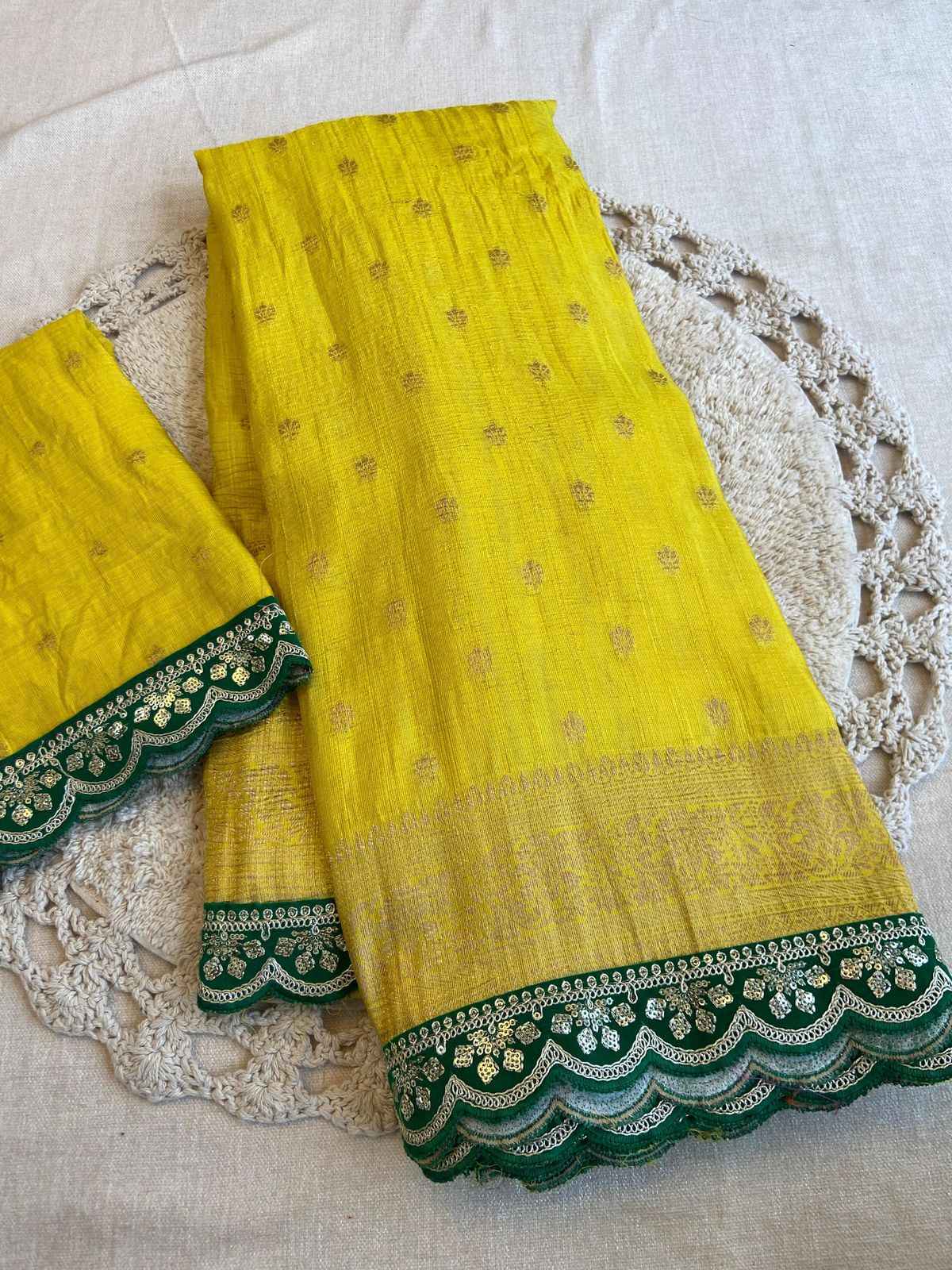 PURE SOFT BANARASI TISSUE ZARI CRUSHED SILK WEAVING SAREE AT WHOLESALE PRICE