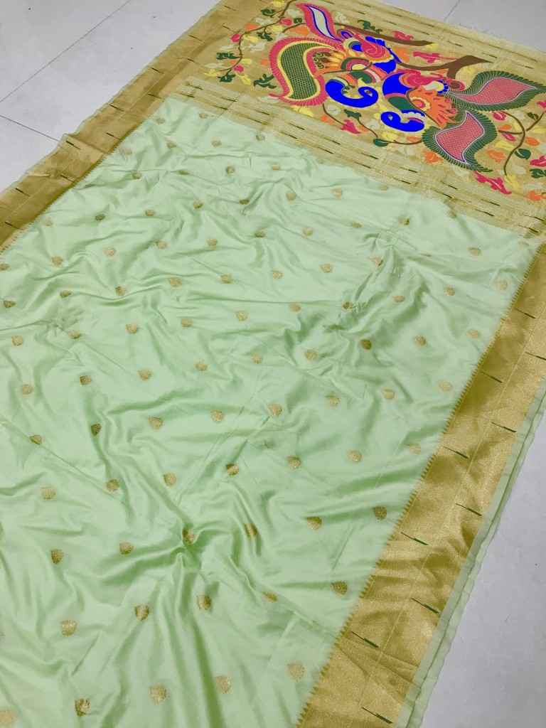 PURE SOFT KANCHIVRAM PETHANI KALAMKARI SILK SAREE AT WHOLESALE PRICE