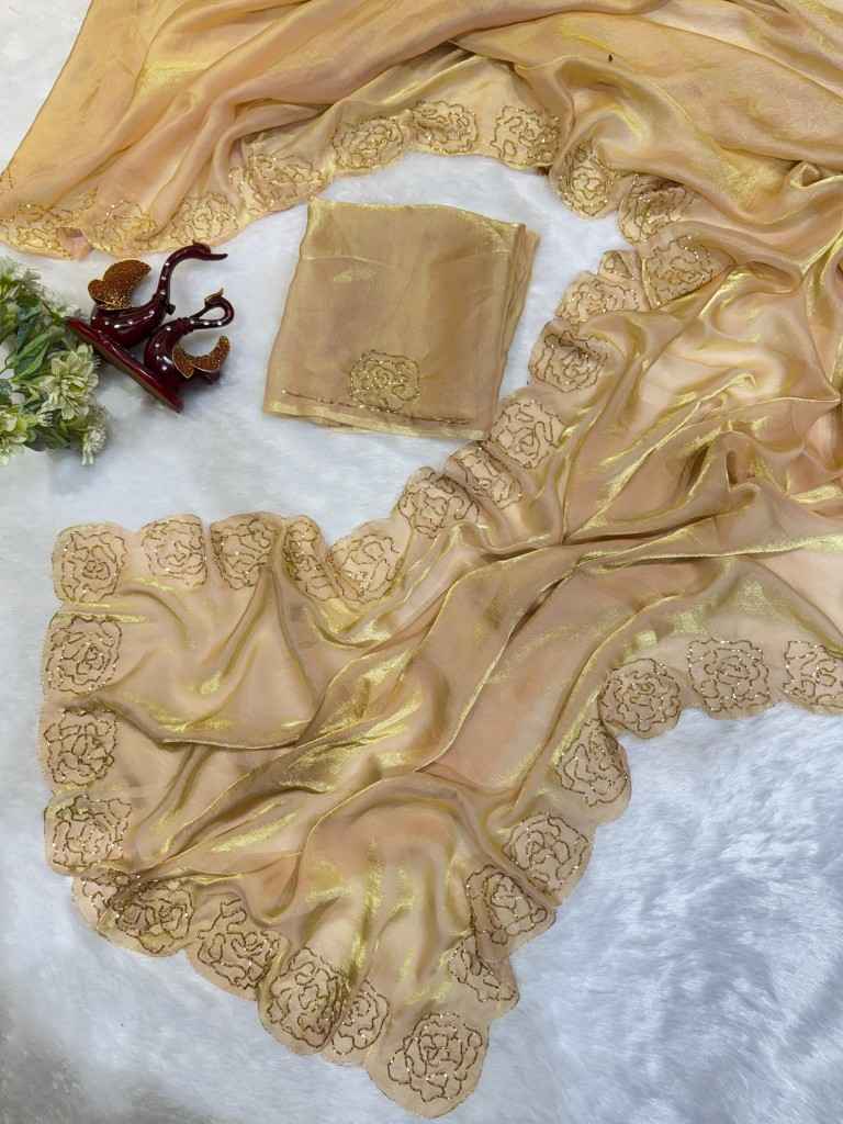 PURE SPACE SILK BEAUTIFUL KATDANA HANDWORK SAREE AT WHOLESALE PRICE