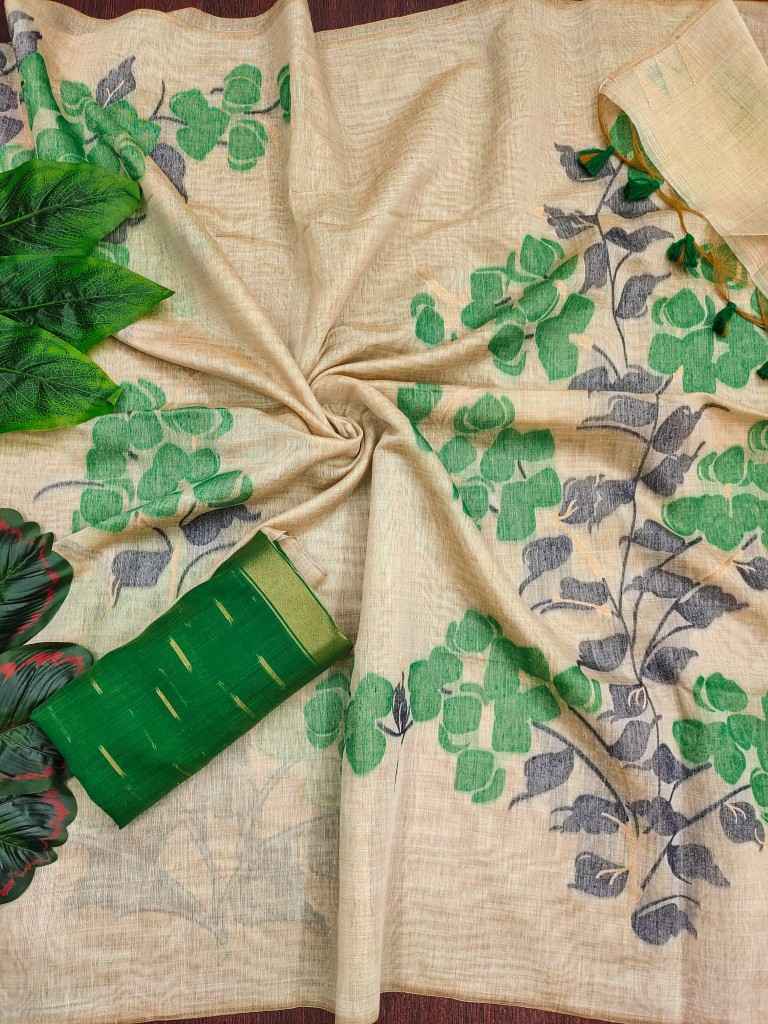SOFT MUGA COTTON JAMDANI CONCEPT WEAVING SAREE AT WHOLESALE PRICE