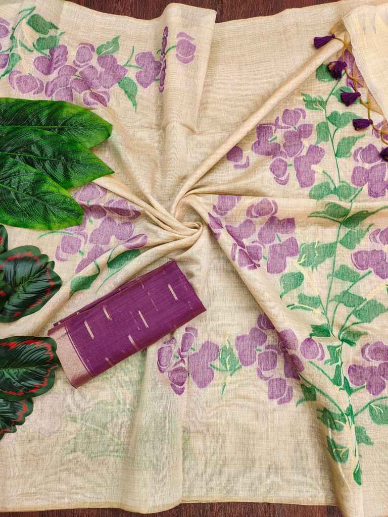 SOFT MUGA COTTON JAMDANI CONCEPT WEAVING SAREE AT WHOLESALE PRICE