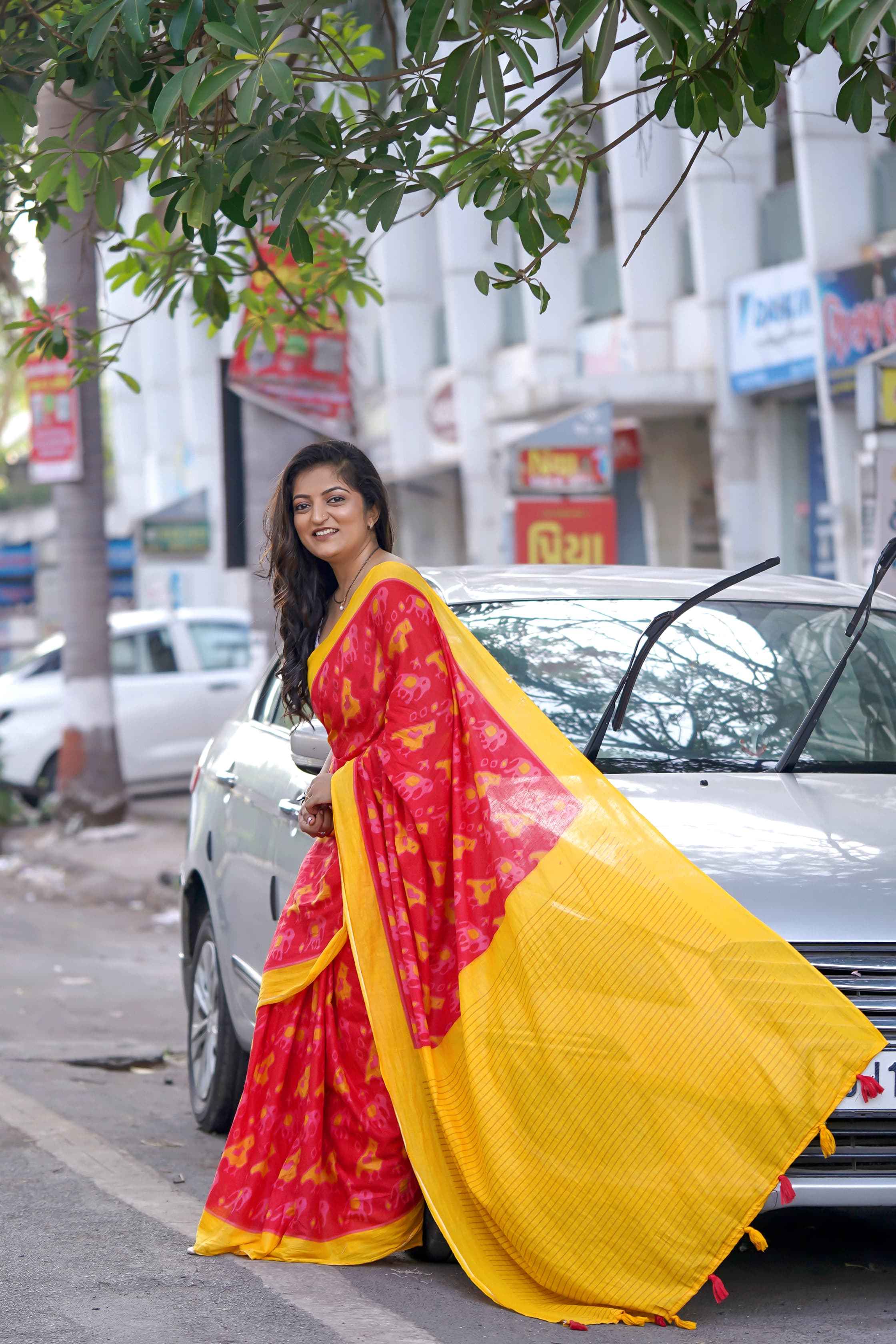 SOFT PURE COTTON HAND BLOCK PRINT SAREE AT WHOLESALE PRICE