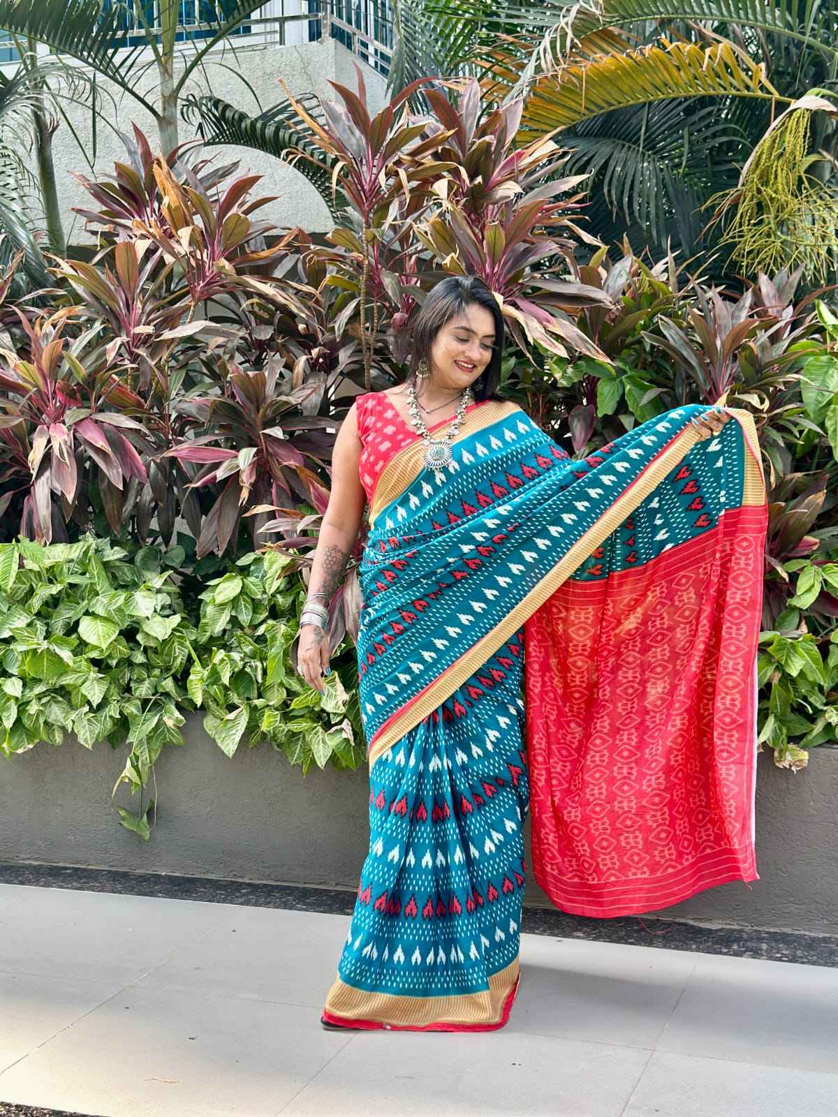 SOFT PURE COTTON HAND BLOCK PRINT SAREE AT WHOLESALE PRICE