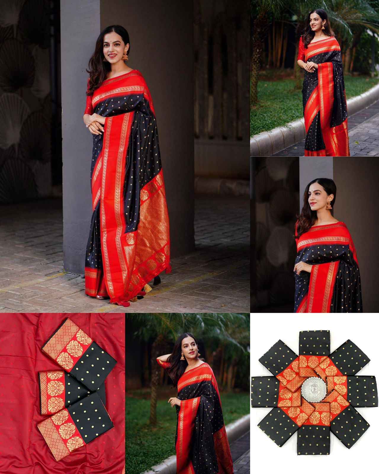 SOFT SILK JACQUARD WORK WITH RICH PALLU SAREE CODE 240 AT WHOLESALE PRICE