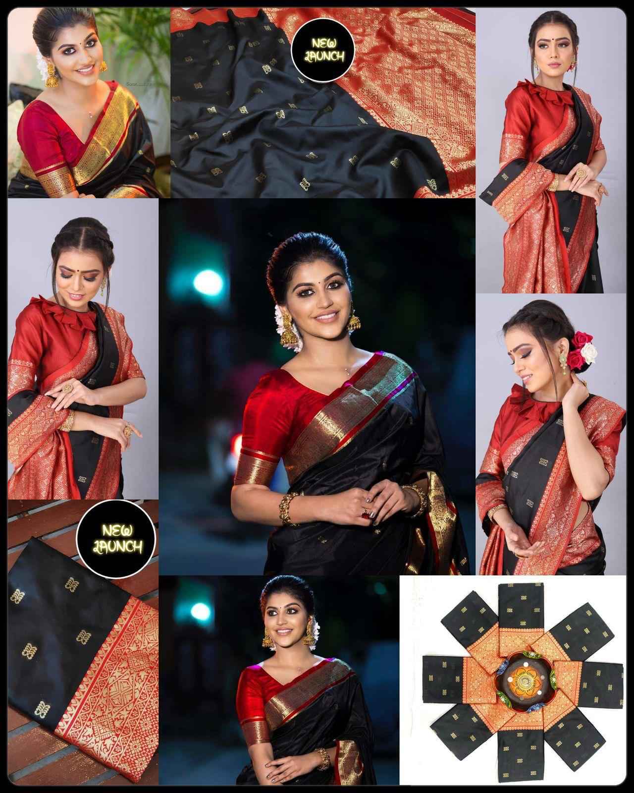 SOFT SILK JACQUARD WORK WITH RICH PALLU SAREE CODE 3032 AT WHOLESALE PRICE