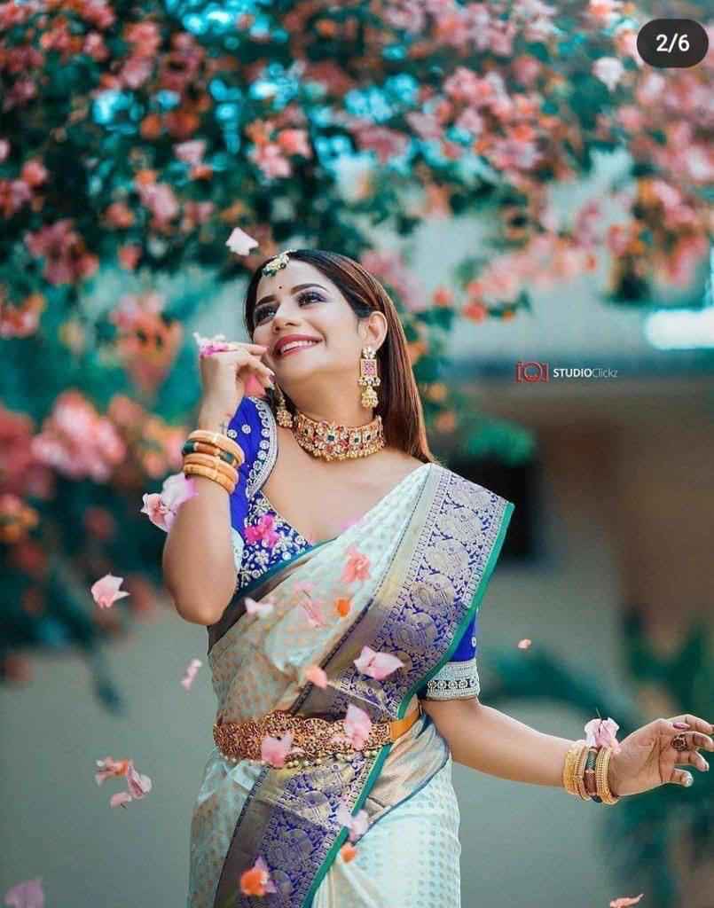 SOFT SILK JACQUARD WORK WITH RICH PALLU SAREE CODE 4026 AT WHOLESALE PRICE