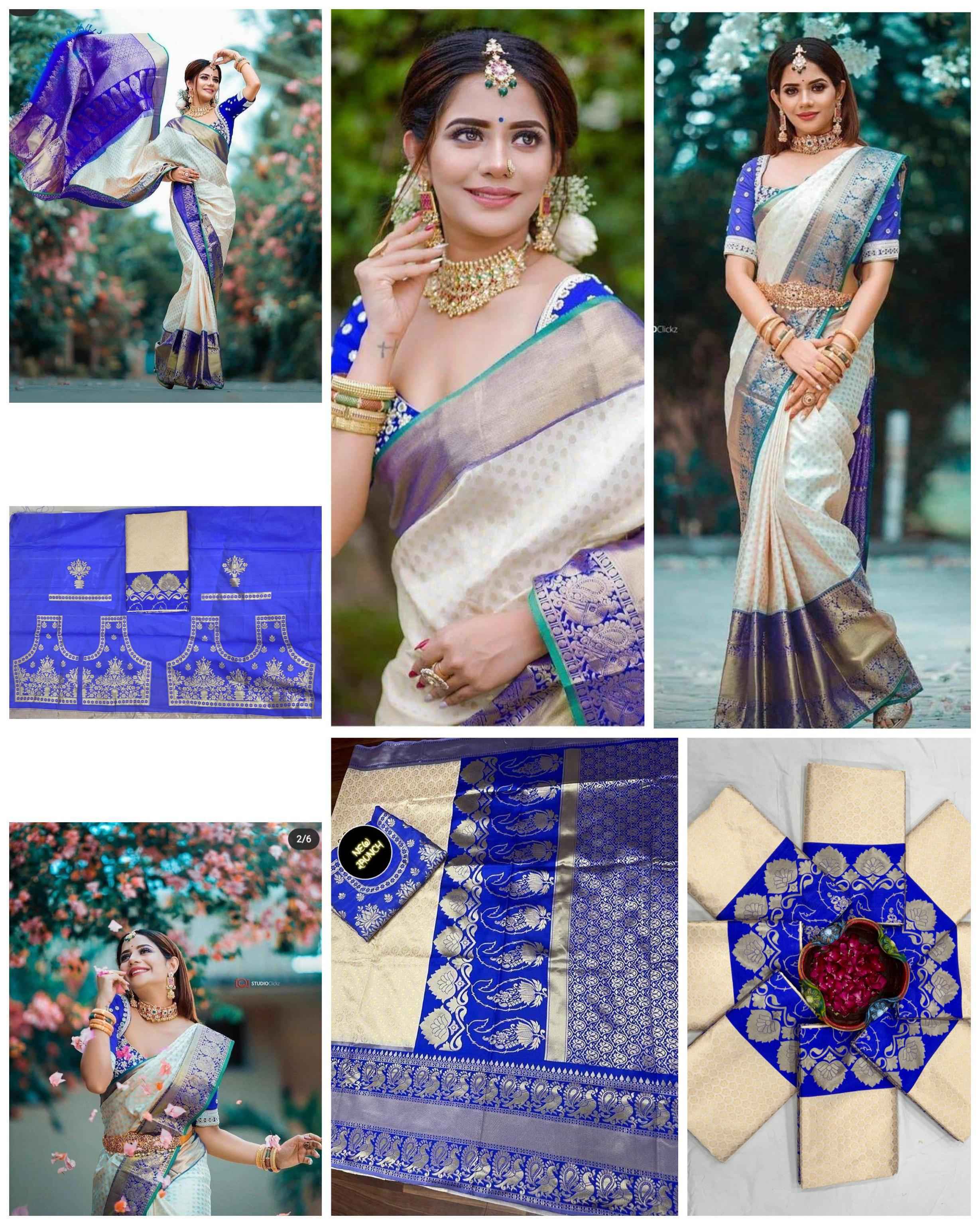 SOFT SILK JACQUARD WORK WITH RICH PALLU SAREE CODE 4026 AT WHOLESALE PRICE