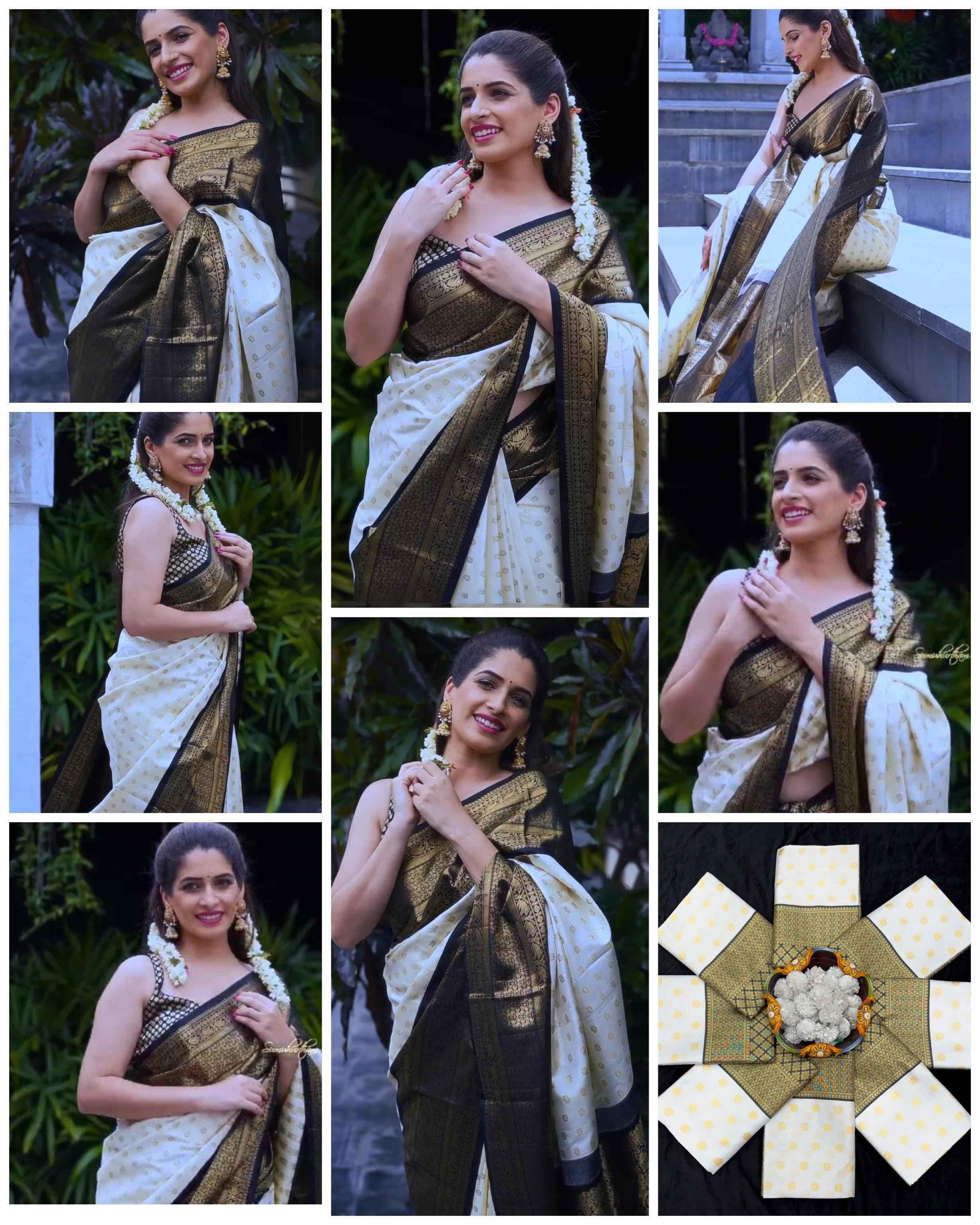 SOFT SILK JACQUARD WORK WITH RICH PALLU SAREE CODE 6019 AT WHOLESALE PRICE