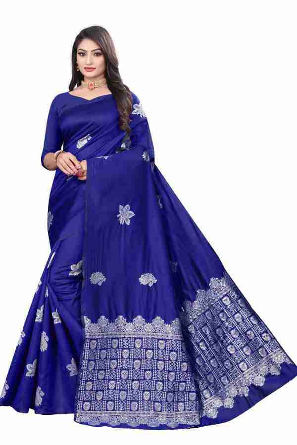SOFT SILK RICH PALLU AND JACQUARD WORK SAREE CODE 100 AT WHOLESALE PRICE