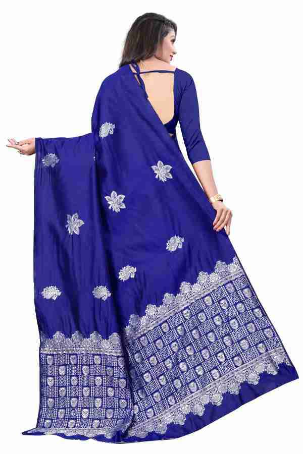 SOFT SILK RICH PALLU AND JACQUARD WORK SAREE CODE 100 AT WHOLESALE PRICE