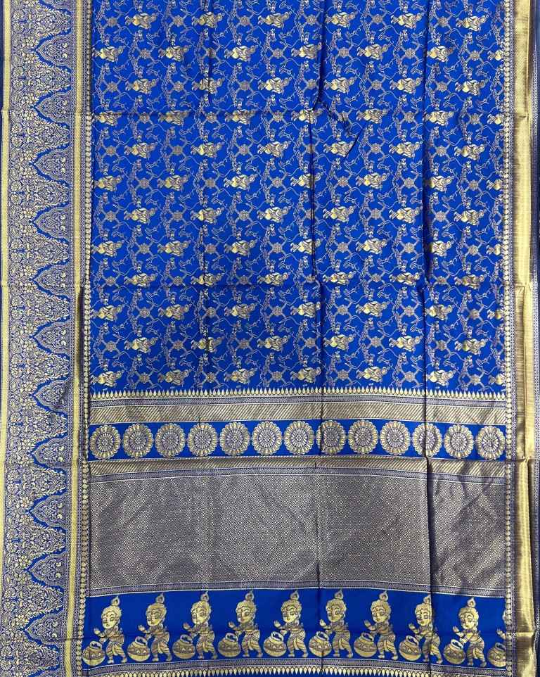 SOFT SILK RICH PALLU AND JACQUARD WORK SAREE CODE 6000 AT WHOLESALE PRICE