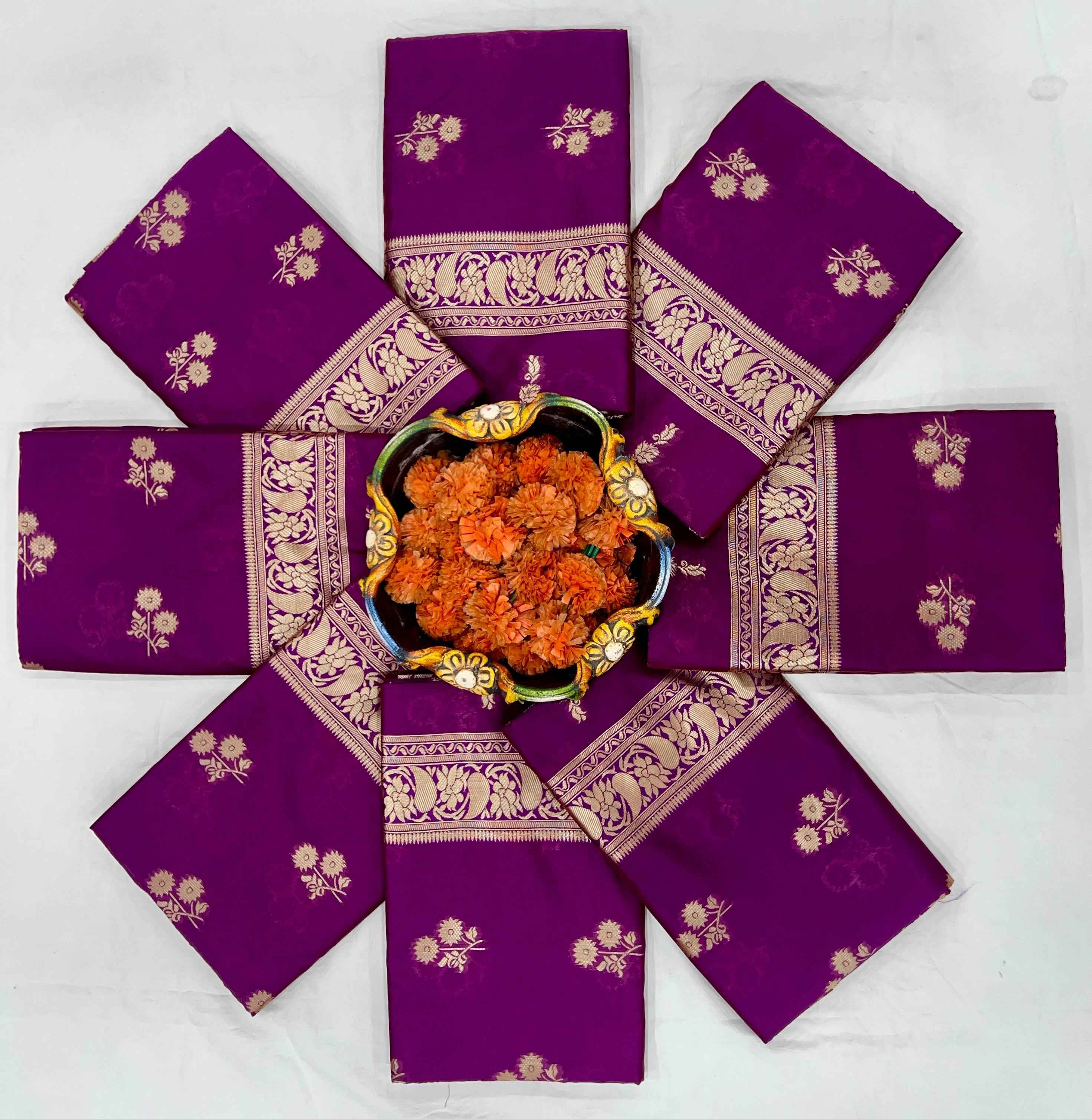 SOFT SILK RICH PALLU AND JACQUARD WORK SAREE CODE 6045 AT WHOLESALE PRICE