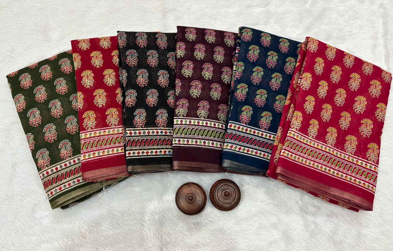 SOFT SPUN COTTON SLUB ZARI WEAVING SAREE AT WHOLESALE PRICE