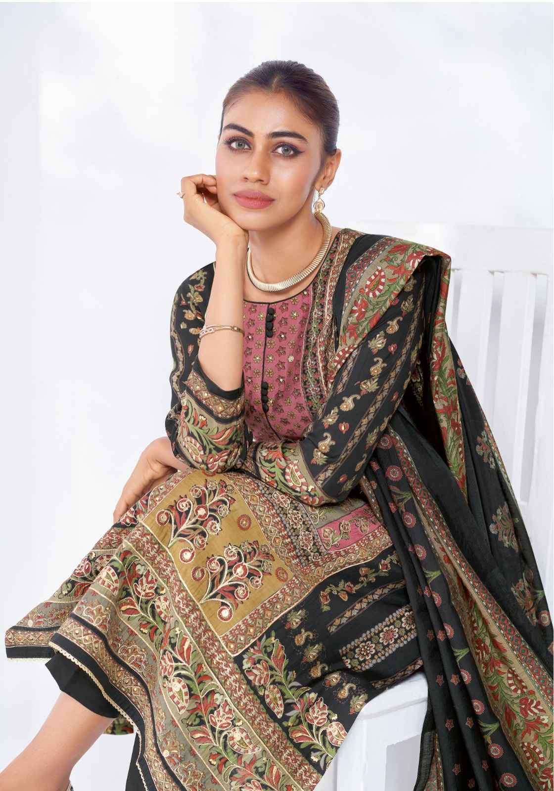 SURYAJYOTI KANCHAN VOL-04 PURE MODAL DISCHARGE PRINTED DRESS MATERIAL AT WHOLESALE PRICE