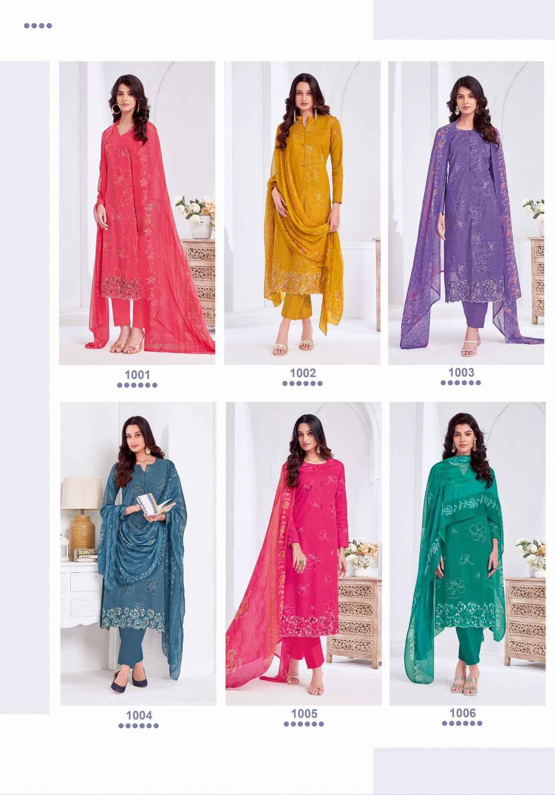 SURYAJYOTI KASHYA VOL-01 PURE LAWN FOIL PRINTED DRESS MATERIAL AT WHOLESALE PRICE