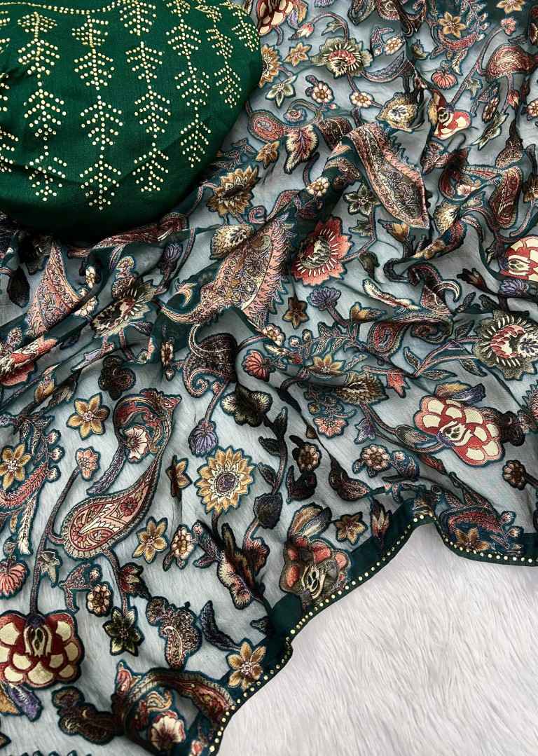 VICTRA SILK BRASOO PRINTED SAREE AT WHOLESALE PRICE