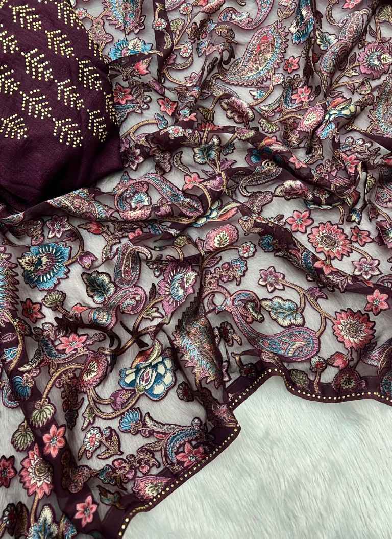 VICTRA SILK BRASOO PRINTED SAREE AT WHOLESALE PRICE