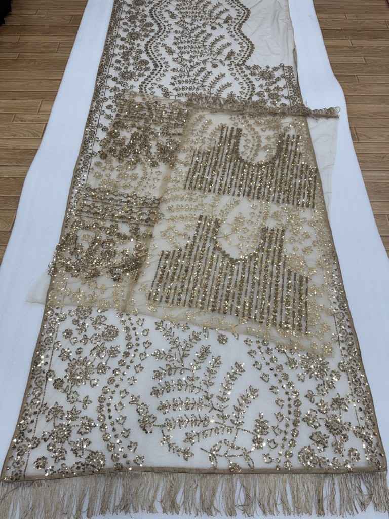 BOLLYWOOD STYLE HEAVY SEQUINS EMBROIDERY BUTTERFLY NET SAREE AT WHOLESALE PRICE