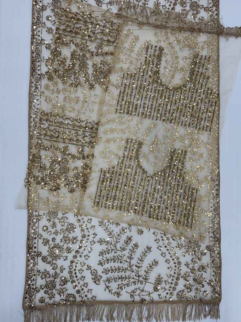 BOLLYWOOD STYLE HEAVY SEQUINS EMBROIDERY BUTTERFLY NET SAREE AT WHOLESALE PRICE