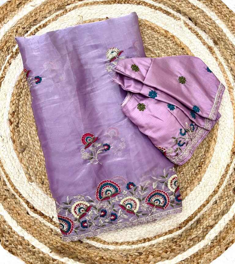 JIMMY CHOO WITH SEQNCE AND ZARI SEQUENCE EMBROIDERY WORK SAREE AT WHOLESALE PRICE