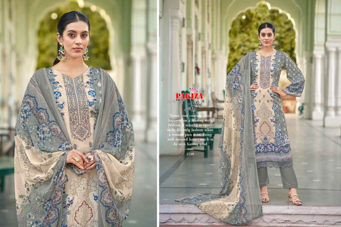PAKIZA PRINTS MUSKAN VOL-51 HEAVY KASHMIRI NECK SWAROVSKI ROYAL CRAPE DRESS MATERIAL AT WHOLESALE PRICE