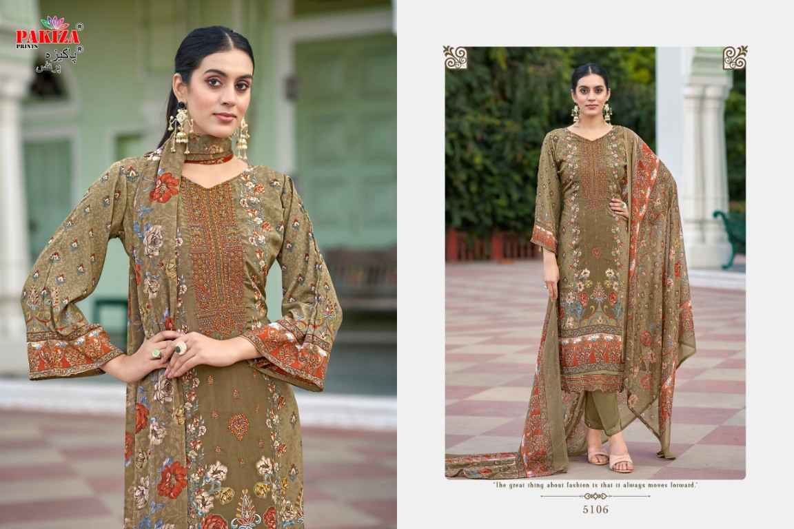 PAKIZA PRINTS MUSKAN VOL-51 HEAVY KASHMIRI NECK SWAROVSKI ROYAL CRAPE DRESS MATERIAL AT WHOLESALE PRICE