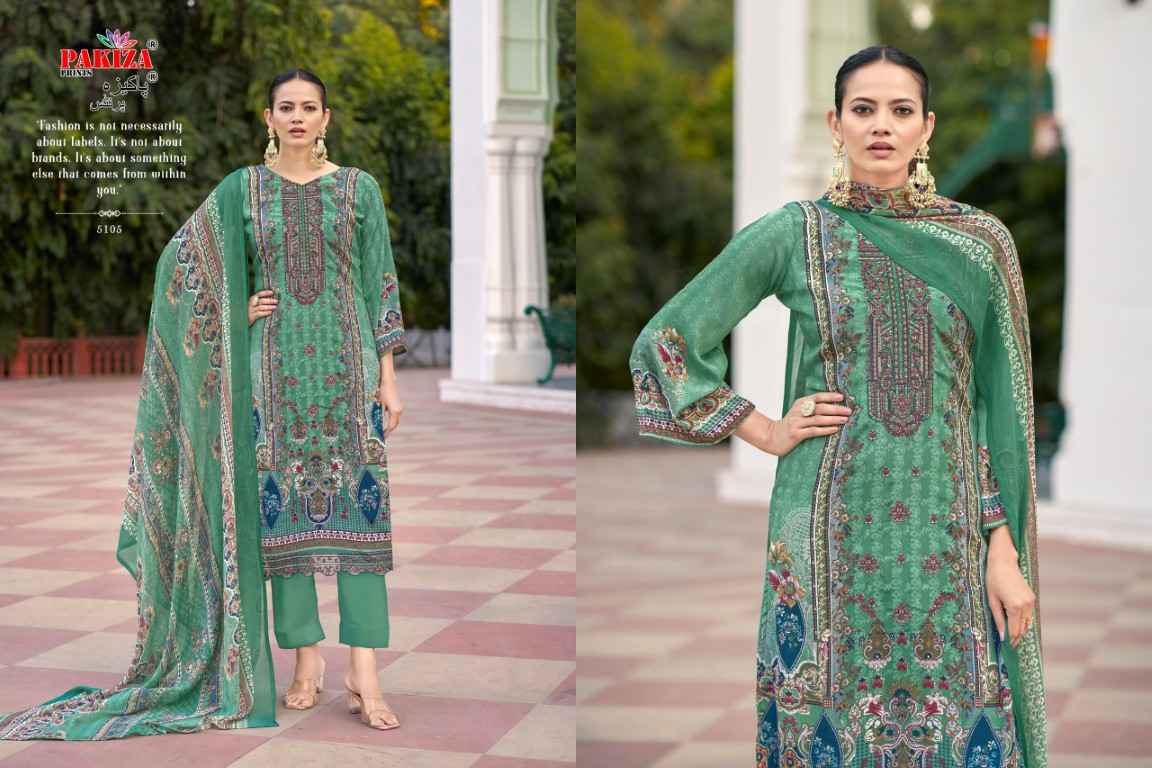 PAKIZA PRINTS MUSKAN VOL-51 HEAVY KASHMIRI NECK SWAROVSKI ROYAL CRAPE DRESS MATERIAL AT WHOLESALE PRICE