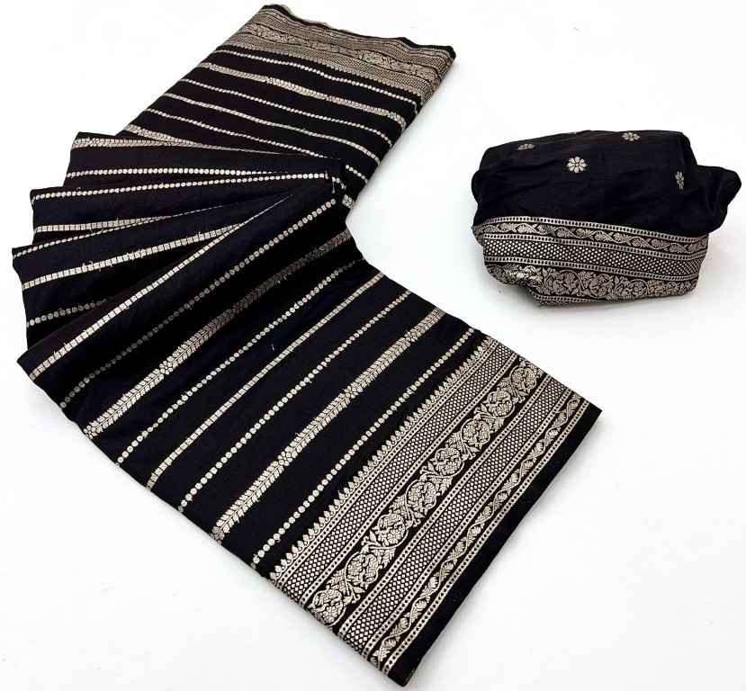 PURE SOFT KHADI DOLLA SILK ZARI PICHWAI WOOVEN SAREE AT WHOLESALE PRICE