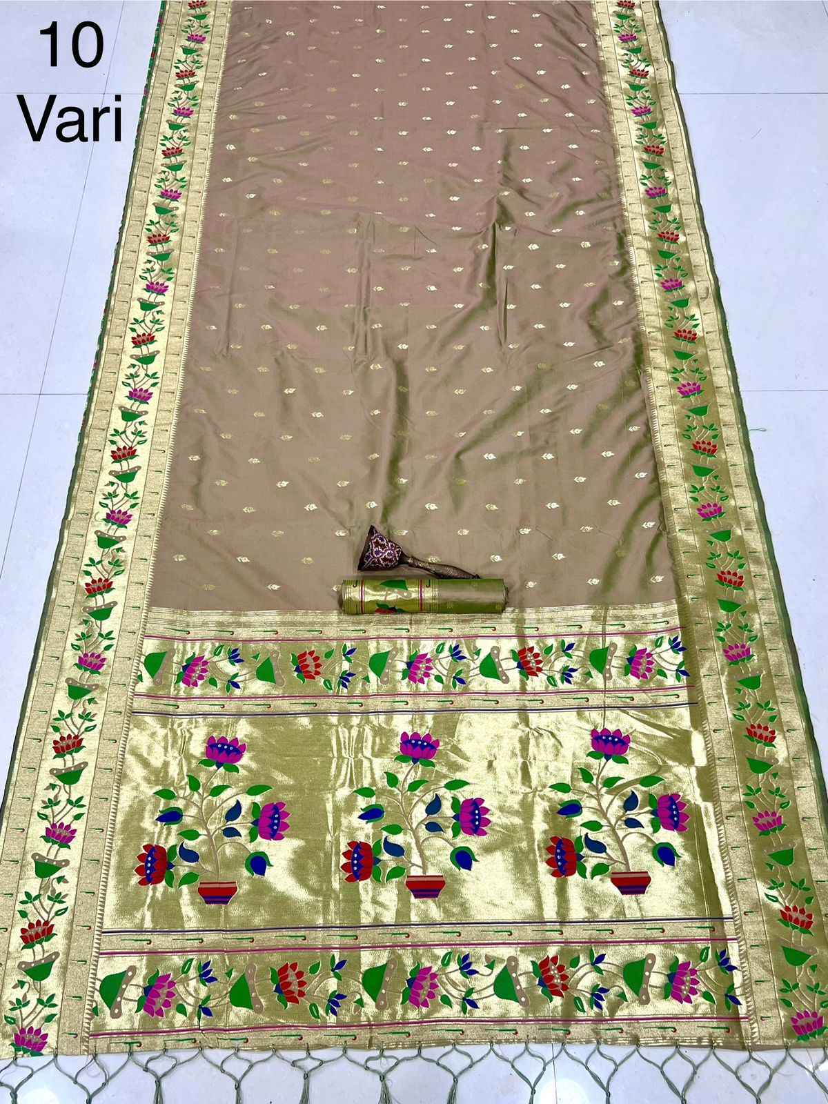 10 YARD PURE SOFT KANCHIVRAM PETHANI SILK SAREE 1 AT WHOLESALE PRICE