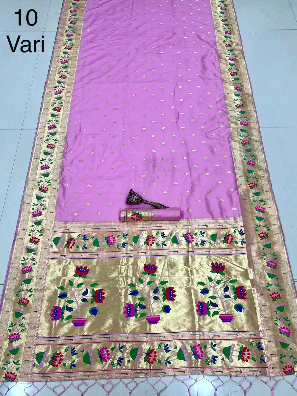 10 YARD PURE SOFT KANCHIVRAM PETHANI SILK SAREE 1 AT WHOLESALE PRICE