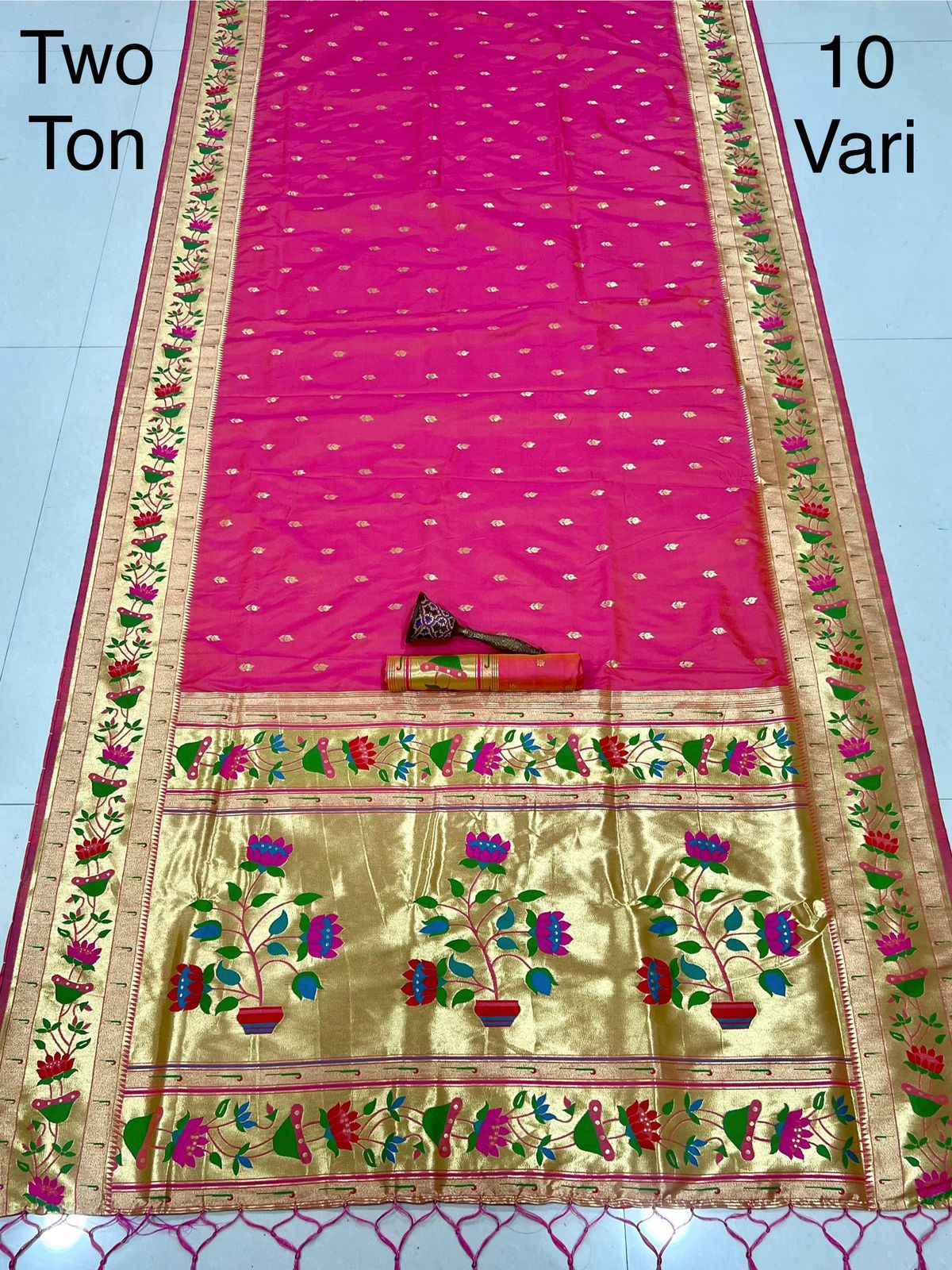 10 YARD PURE SOFT KANCHIVRAM PETHANI SILK SAREE 1 AT WHOLESALE PRICE