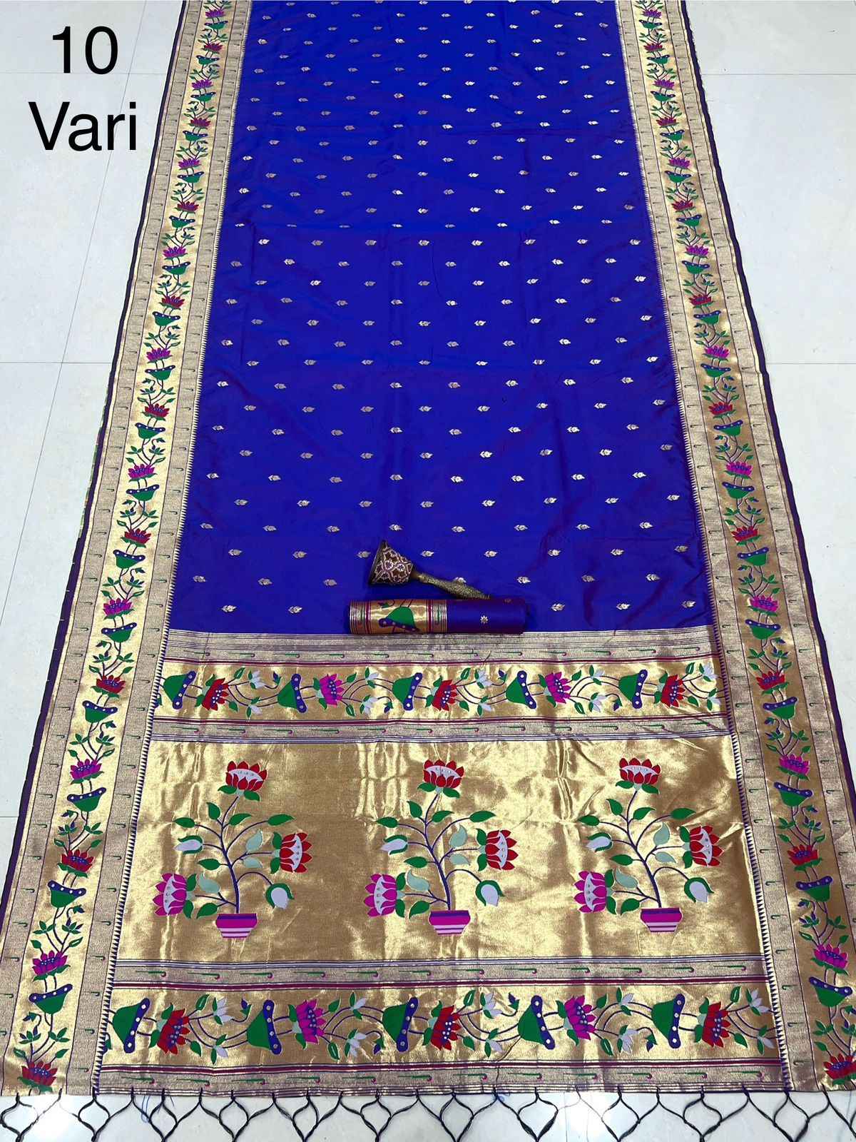 10 YARD PURE SOFT KANCHIVRAM PETHANI SILK SAREE 1 AT WHOLESALE PRICE
