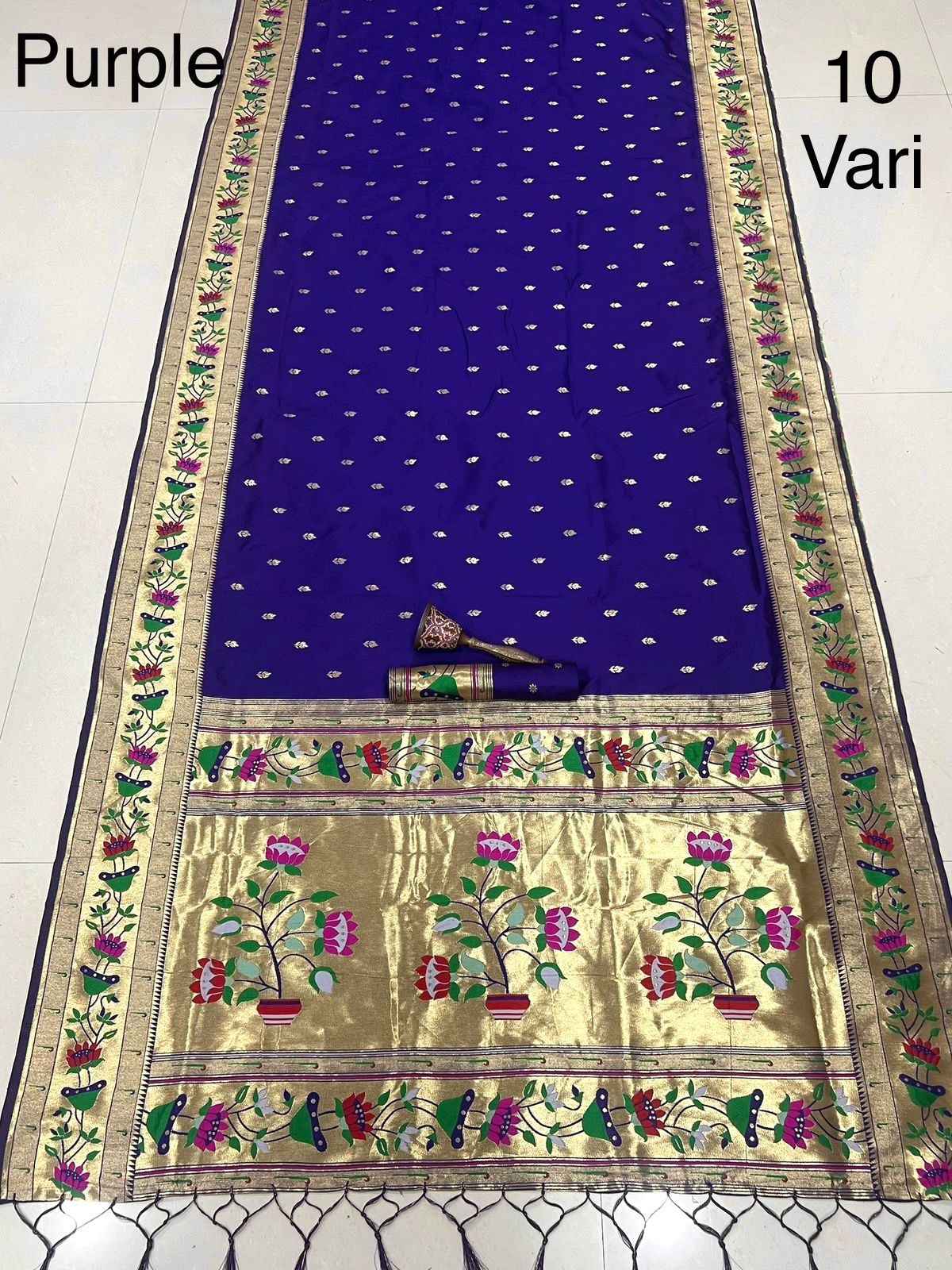 10 YARD PURE SOFT KANCHIVRAM PETHANI SILK SAREE 1 AT WHOLESALE PRICE
