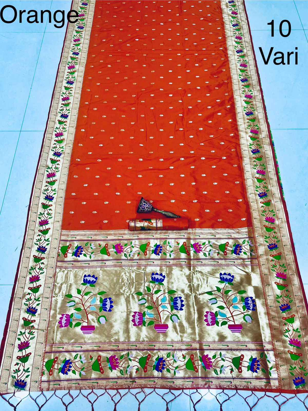 10 YARD PURE SOFT KANCHIVRAM PETHANI SILK SAREE 1 AT WHOLESALE PRICE