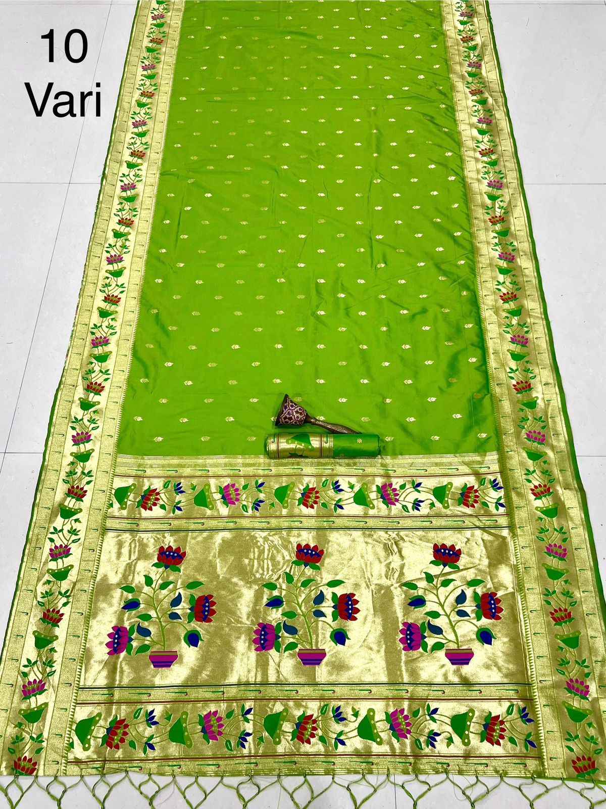 10 YARD PURE SOFT KANCHIVRAM PETHANI SILK SAREE 1 AT WHOLESALE PRICE