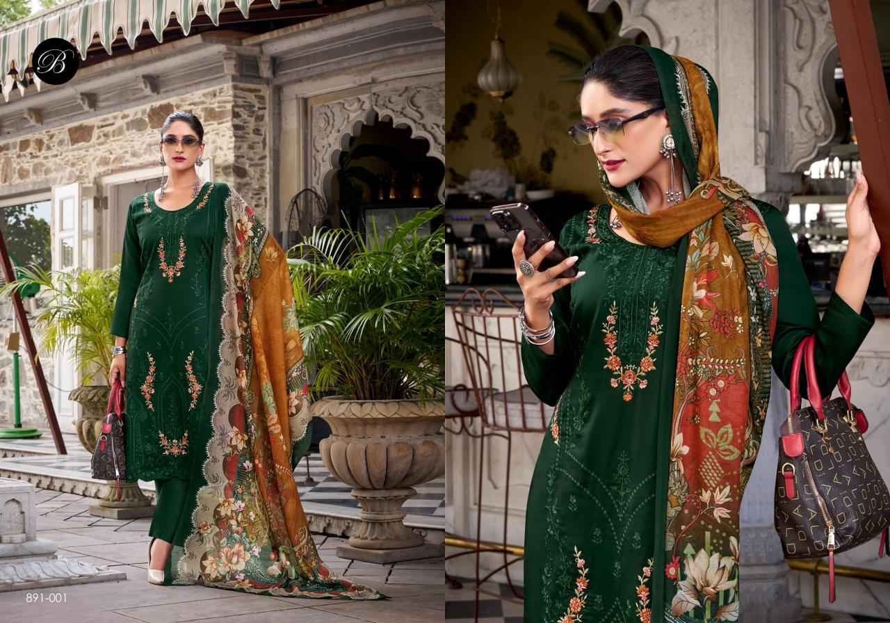 BELLIZA ZARQASH VOL 10 PURE HEAVY JAM COTTON DRESS MATERIAL AT WHOLESALE PRICE