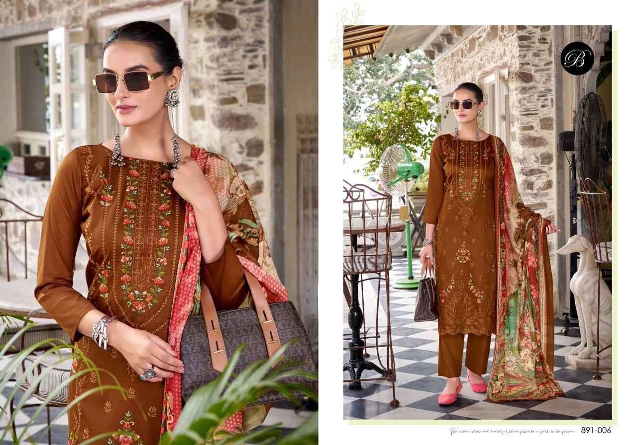 BELLIZA ZARQASH VOL 10 PURE HEAVY JAM COTTON DRESS MATERIAL AT WHOLESALE PRICE