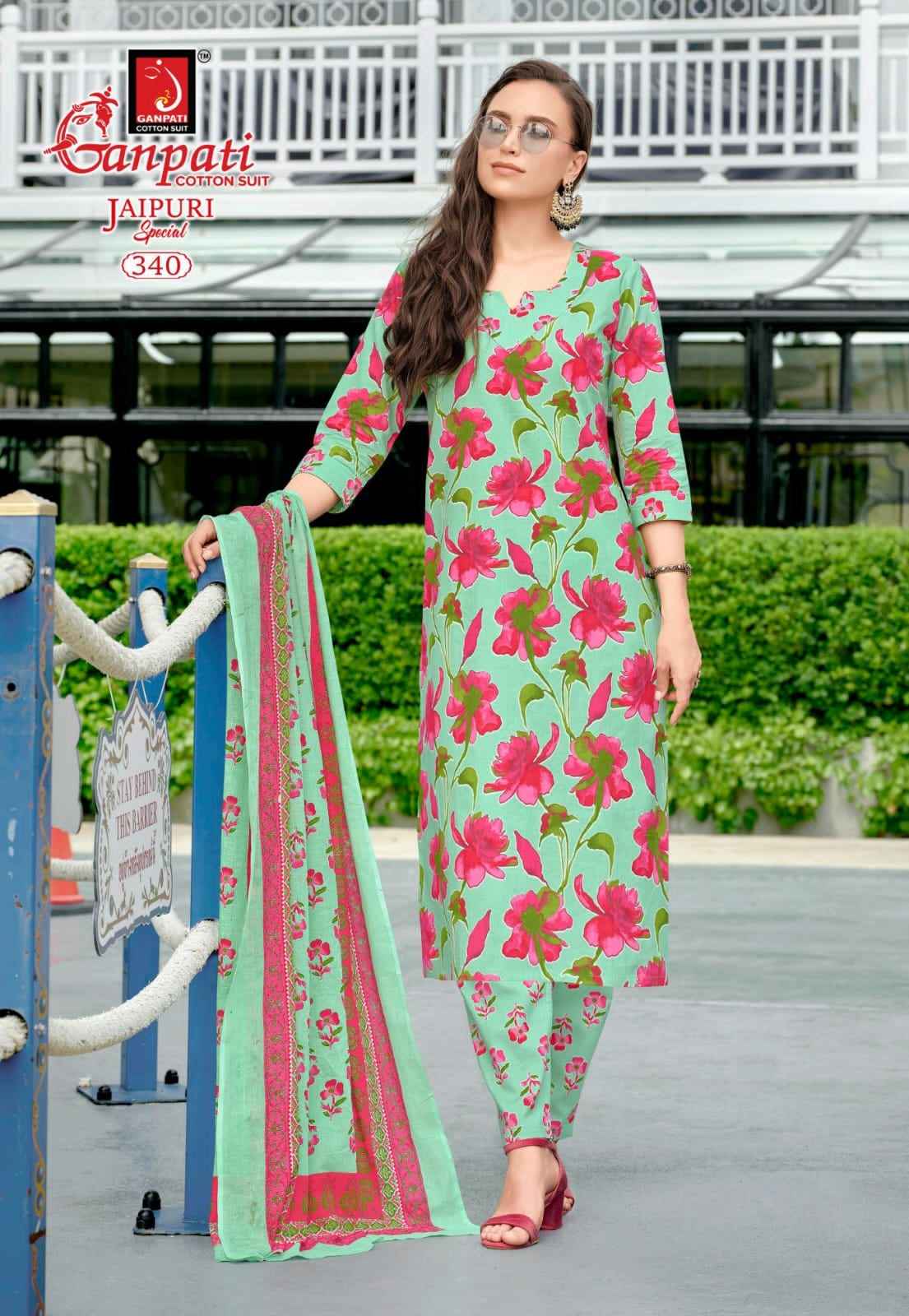 GANPATI JAIPURI VOL-16 KURTI PANT WITH DUPATTA AT WHOLESALE PRICE