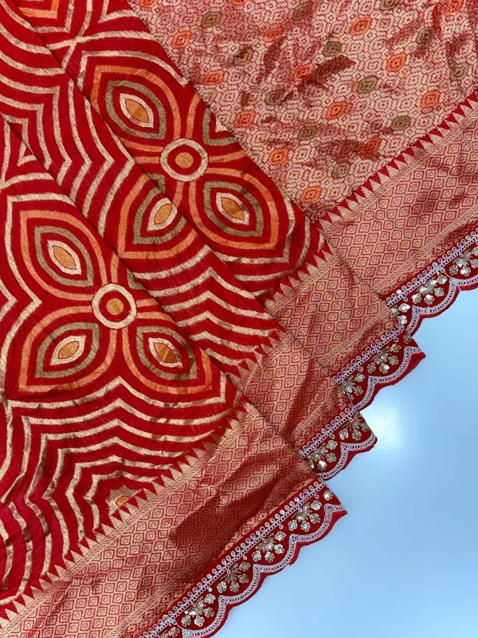 KARWA CHAUTH SPECIAL KHADI CREPE SILK WEAVING SAREE AT WHOLESALE PRICE
