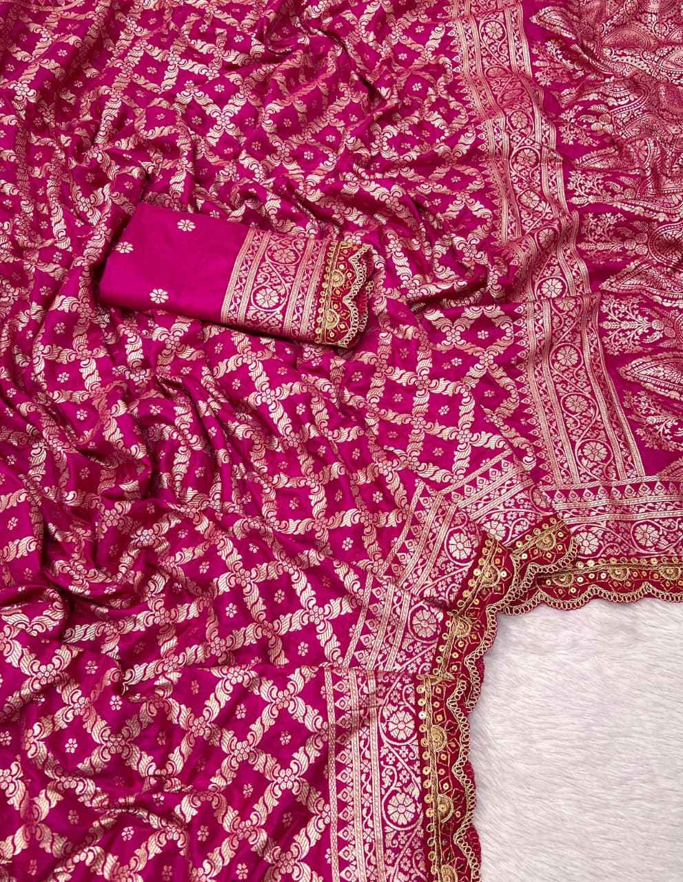 PURE KHADI DOLLA COTTAN SABYASACHI DESIGNER SAREE AT WHOLESALE PRICE