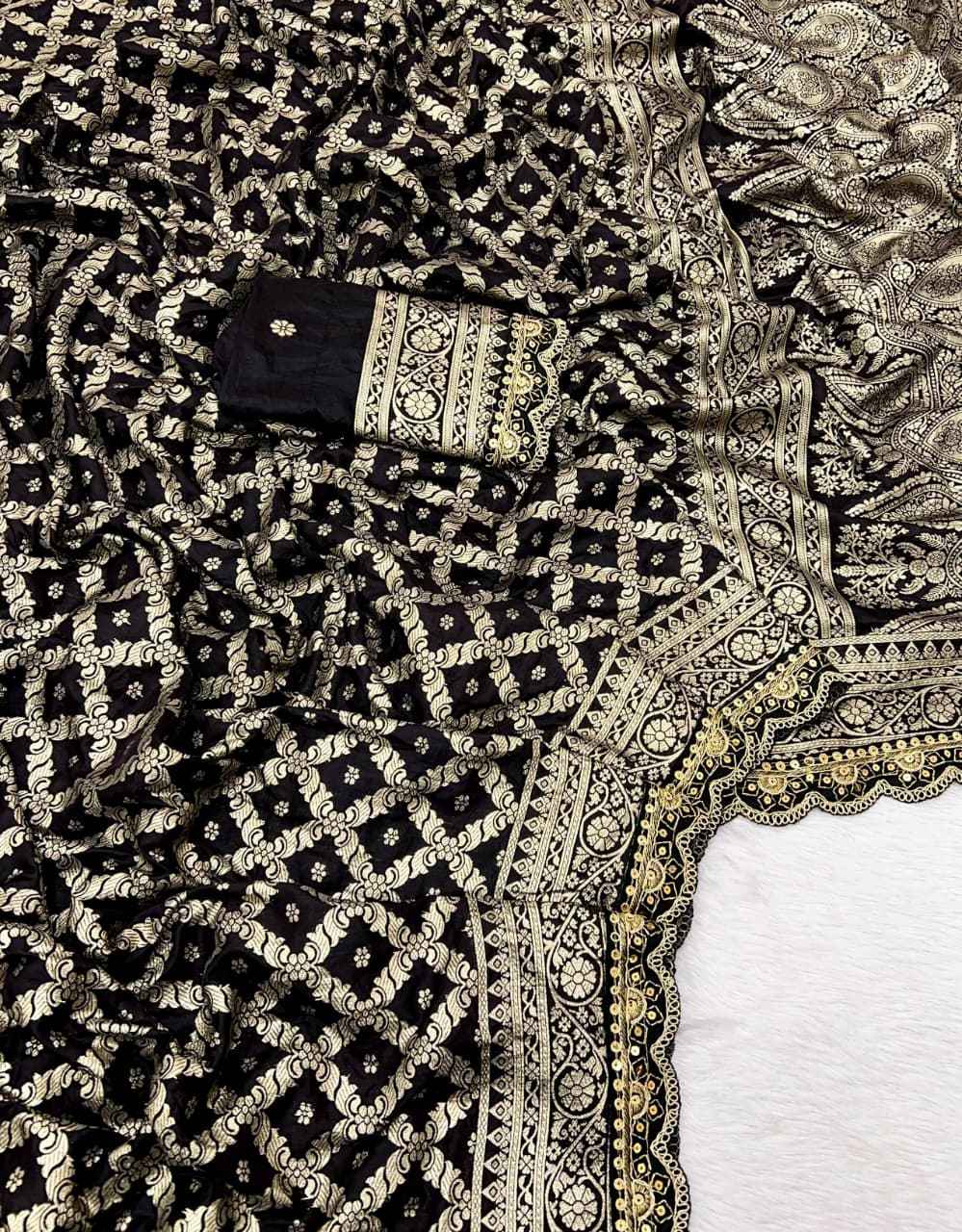 PURE KHADI DOLLA COTTAN SABYASACHI DESIGNER SAREE AT WHOLESALE PRICE