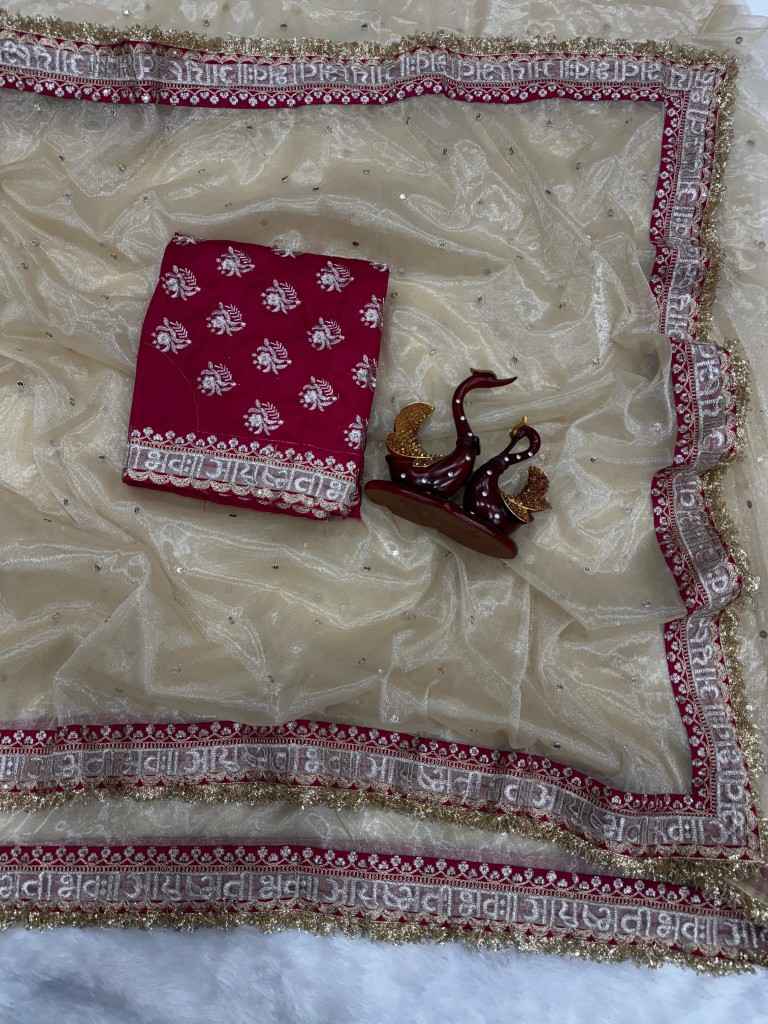 SOFT TWIL NET SEQUANCE DORI EMBROIDERY WORK SAREE AT WHOLESALE PRICE