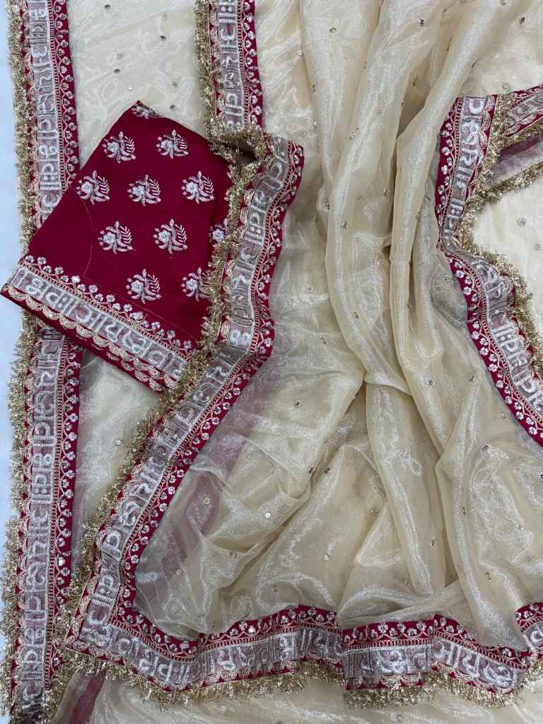 SOFT TWIL NET SEQUANCE DORI EMBROIDERY WORK SAREE AT WHOLESALE PRICE