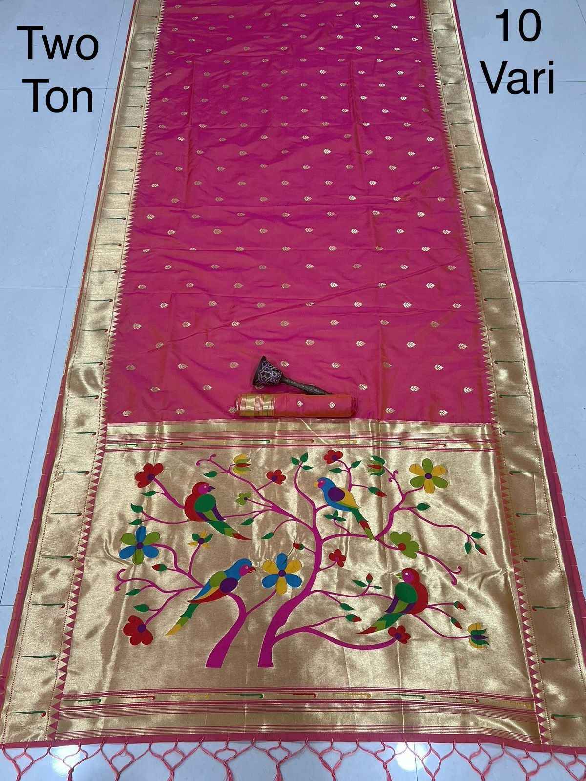 10 YARD PURE SOFT KANCHIVRAM PETHANI SILK SAREE WHOLESALE PRICE AT SHIVKRUPA ENTERPRICE 
