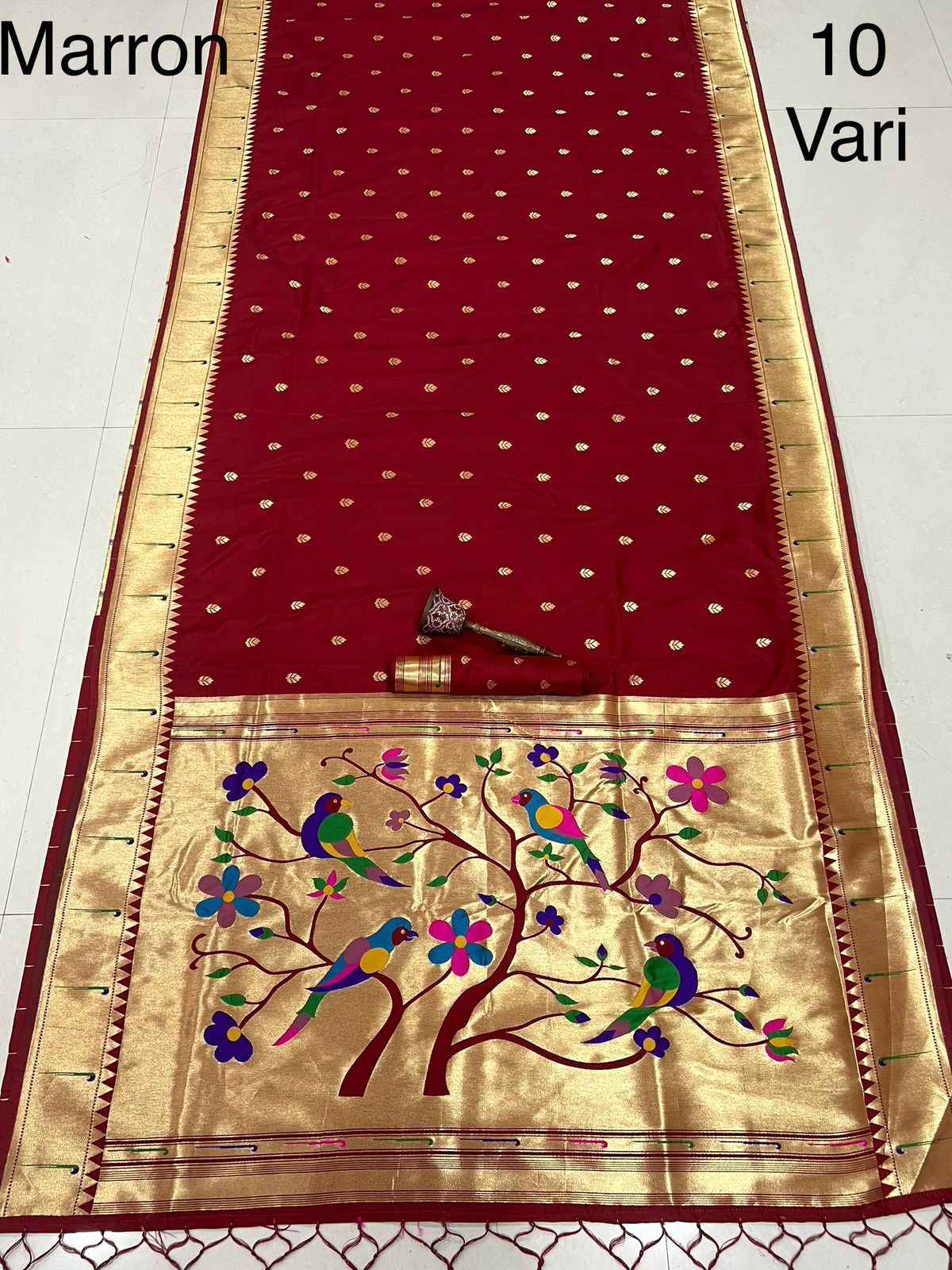 10 YARD PURE SOFT KANCHIVRAM PETHANI SILK SAREE WHOLESALE PRICE AT SHIVKRUPA ENTERPRICE 
